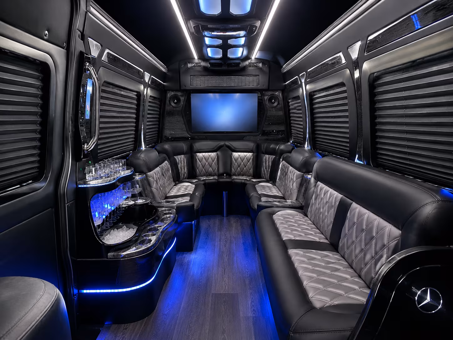 Richmond Airport Shuttle & Transportation party bus exterior
