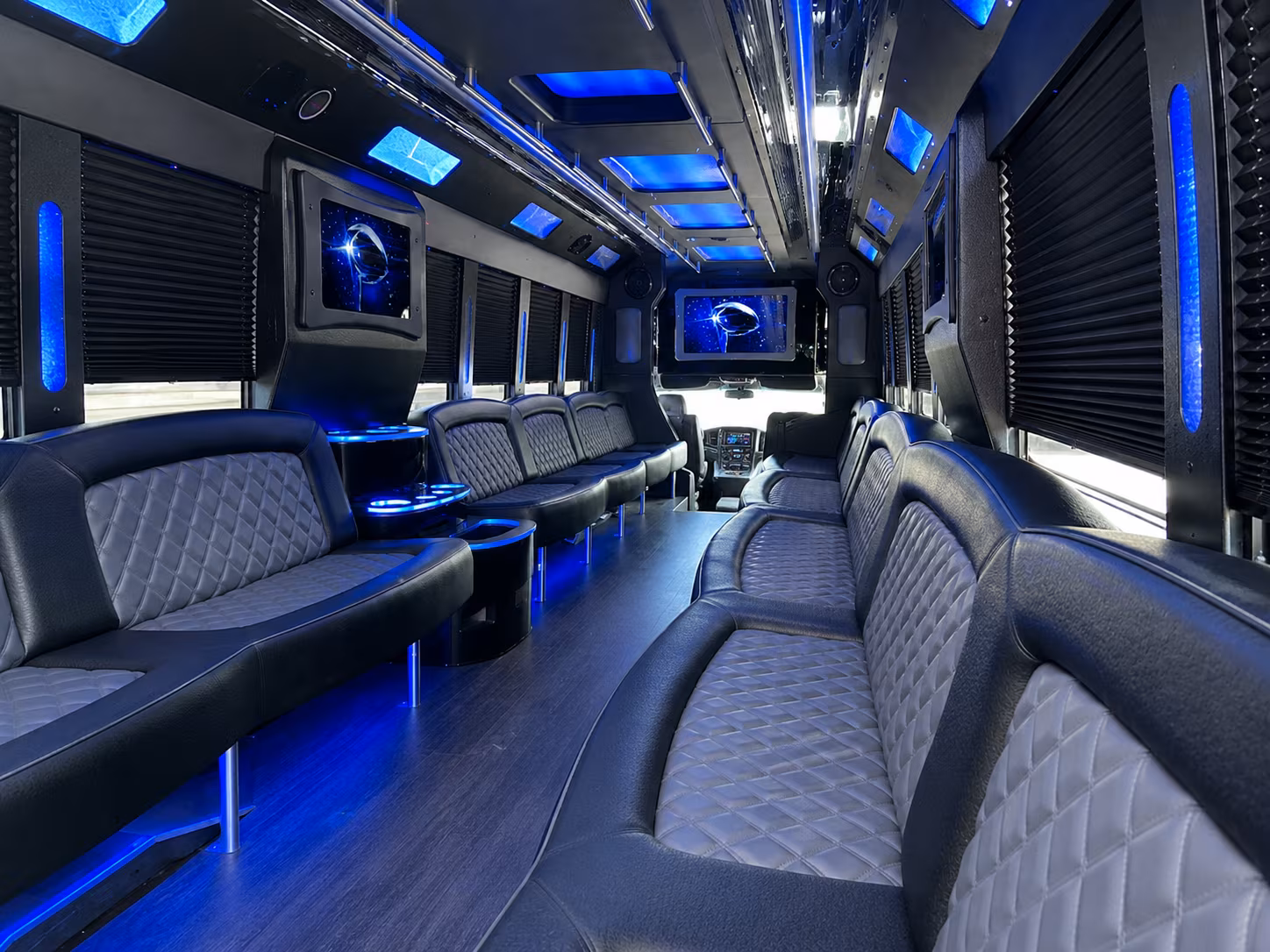 Richmond Bachelor & Bachelorette Transportation party bus exterior