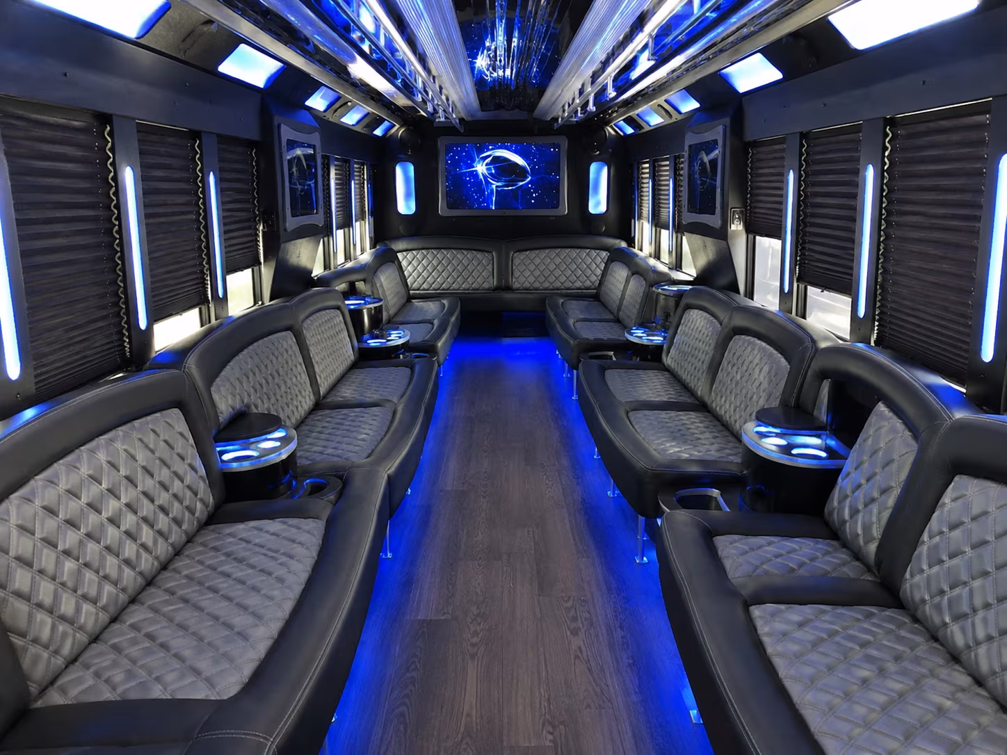 Richmond Birthday, Sweet 16, & Quinceañera Transportation onboard seating