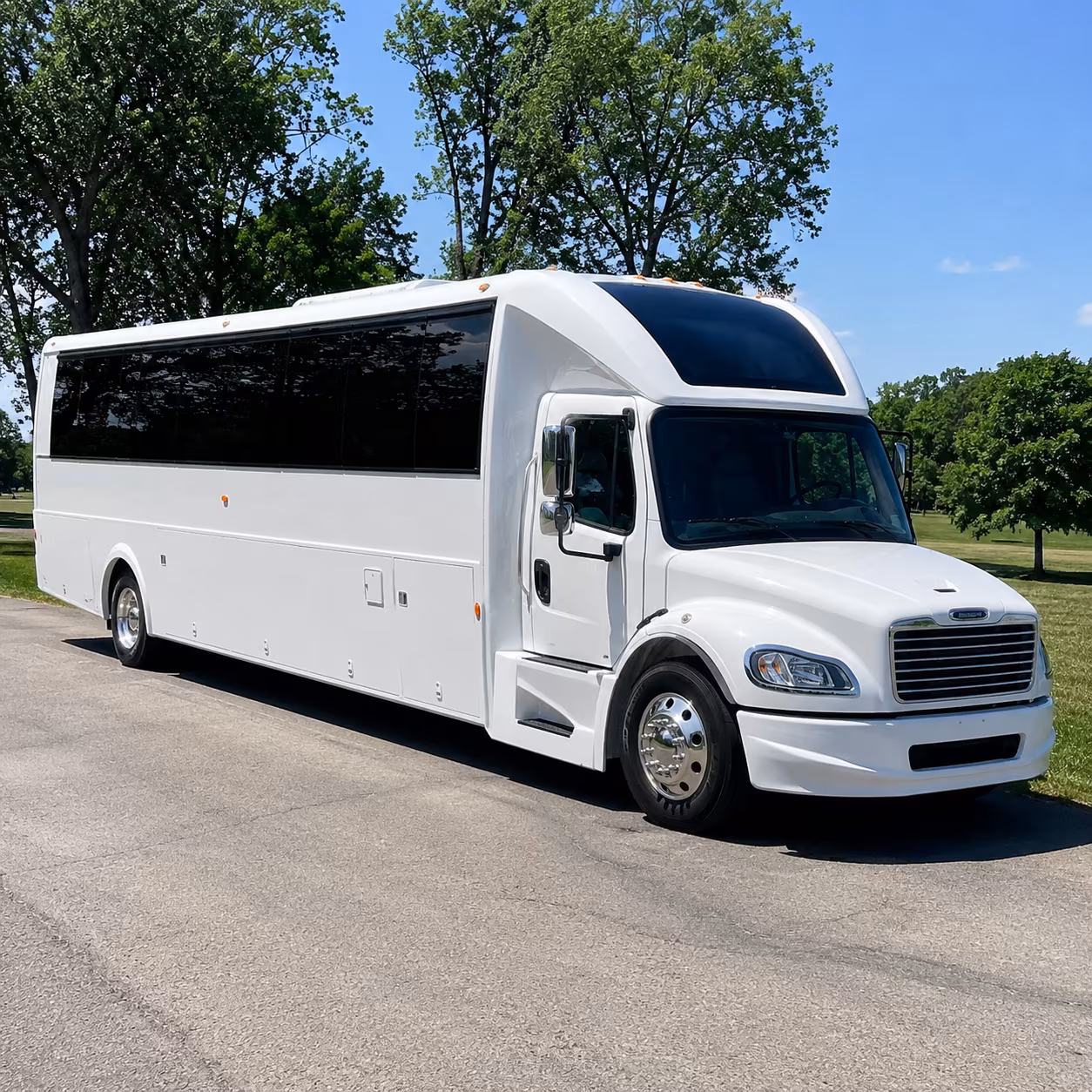 Richmond Private Event Transportation party bus exterior