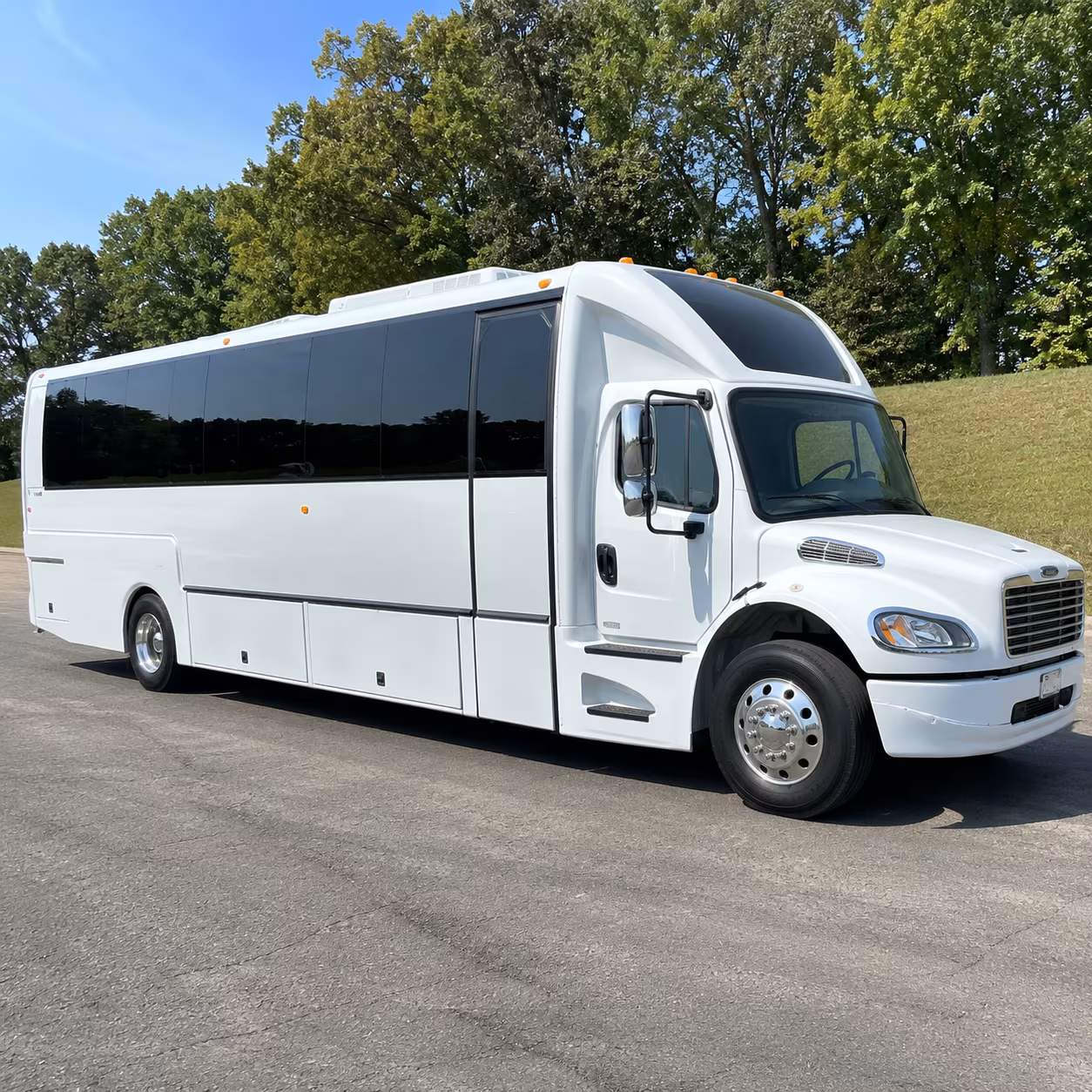 Richmond Private Event Transportation party bus exterior
