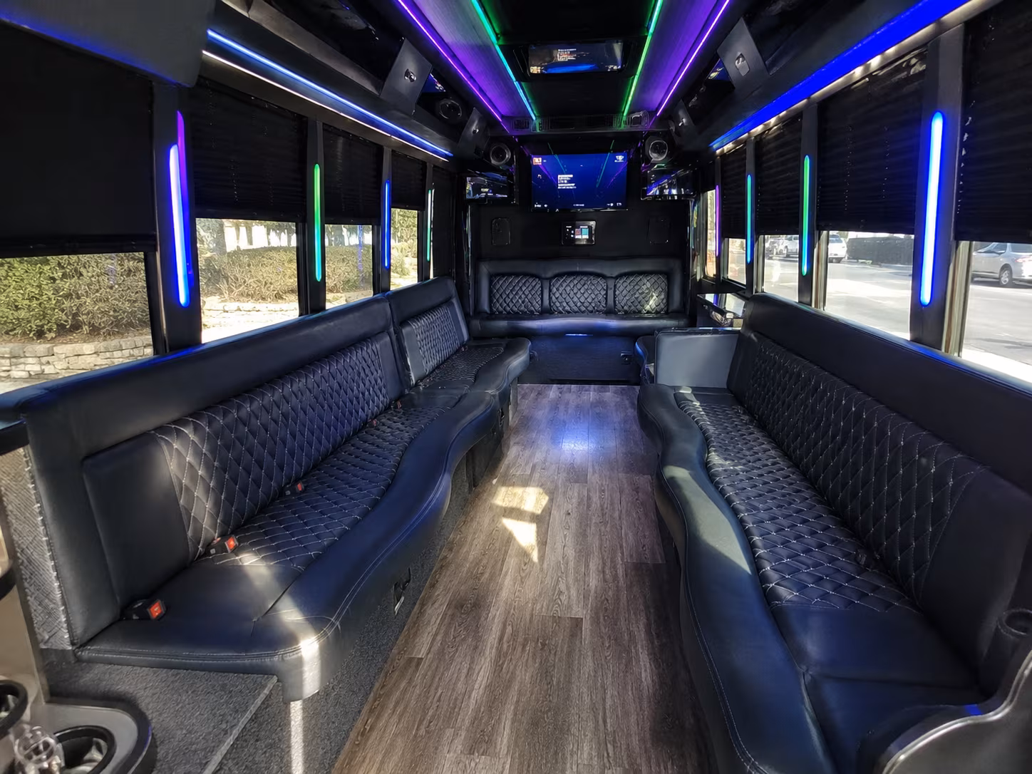 Richmond Prom & Homecoming Transportation party bus exterior