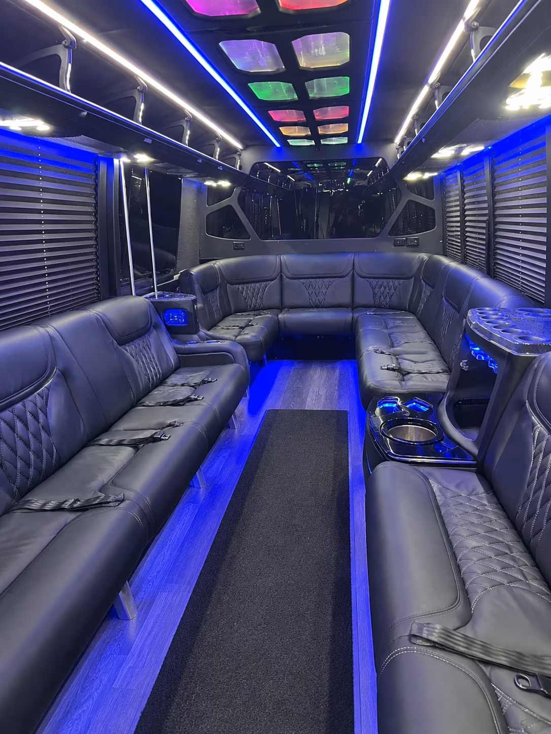 Richmond Sporting Event Transportation onboard seating