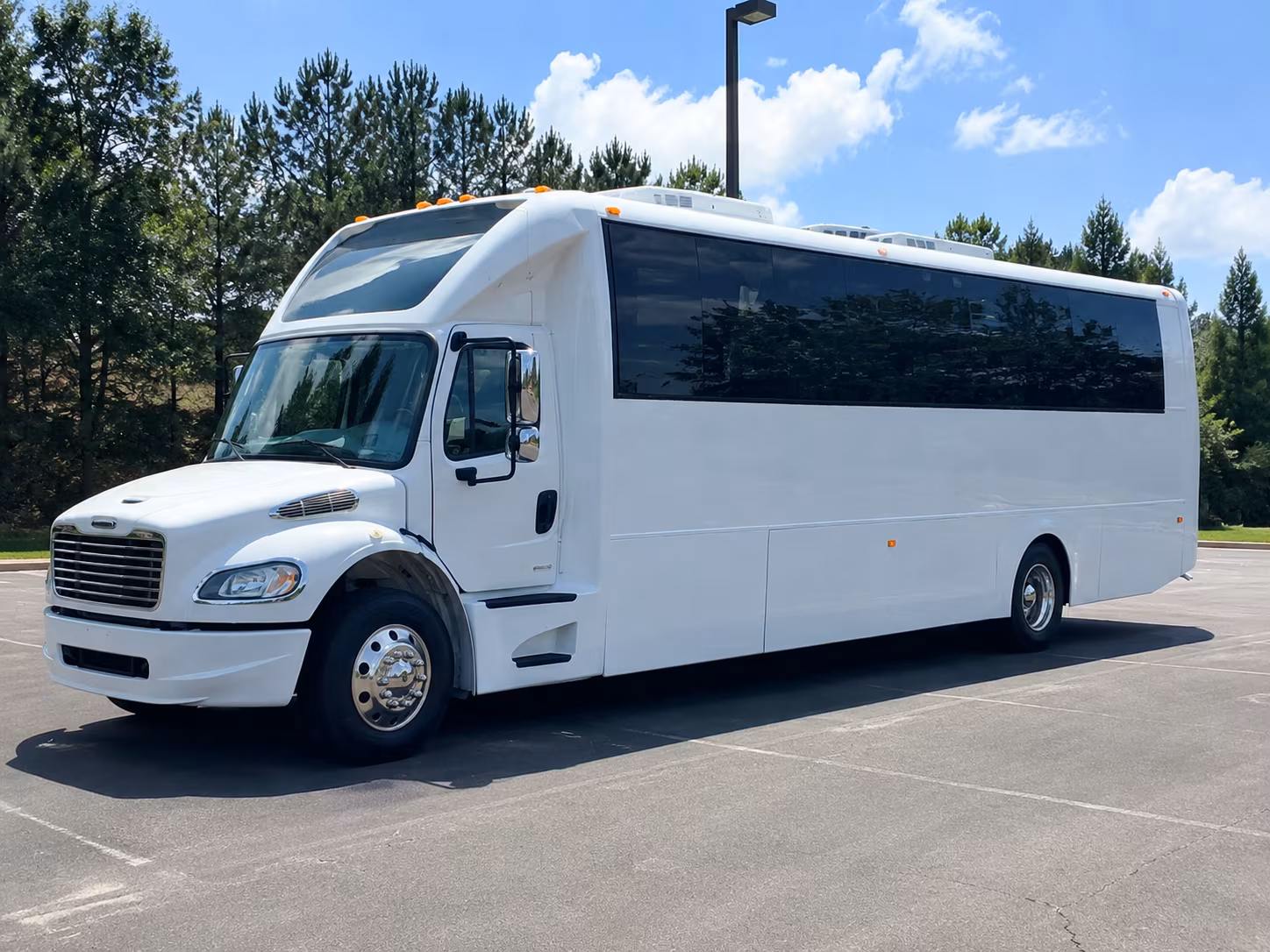 Richmond Sporting Event Transportation party bus interior