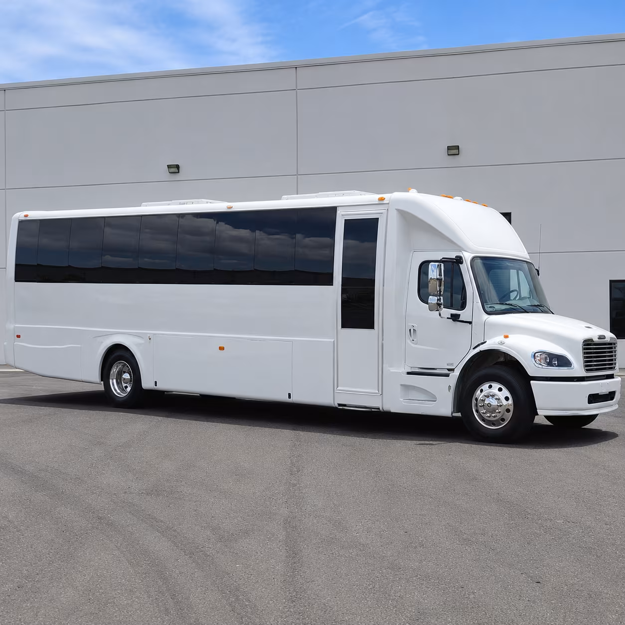 Richmond Wedding Transportation party bus exterior