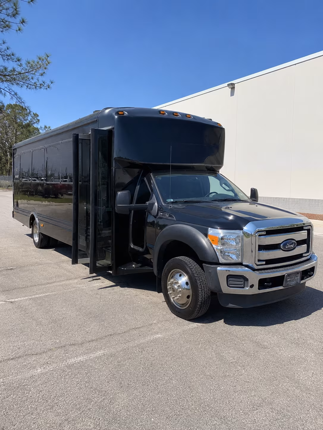 Richmond Wedding Transportation party bus exterior